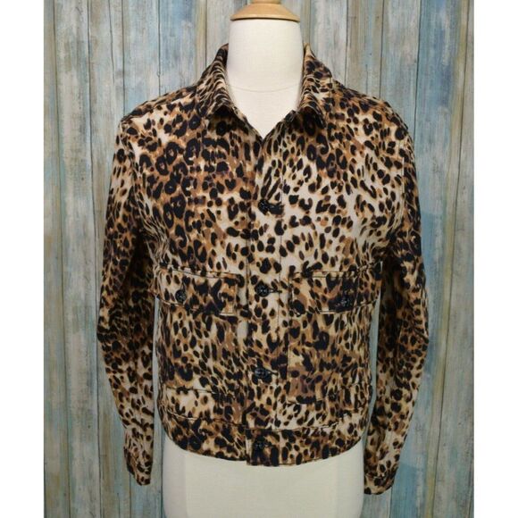 LuLaRoe Jackets & Blazers - Lularoe Kenny Leopard Print Jacket Size M Simply Comfortable Blazer